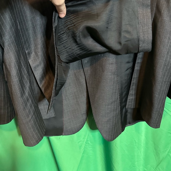 SAMUELSOHN $1200 Super 130s wool pinstriped blazer jacket - Picture 7 of 12